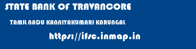 STATE BANK OF TRAVANCORE  TAMIL NADU KANNIYAKUMARI KARUNGAL   ifsc code